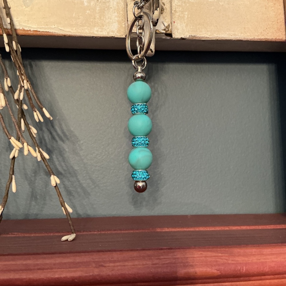 Handmade Beaded Keychain - Picture 2 of 2